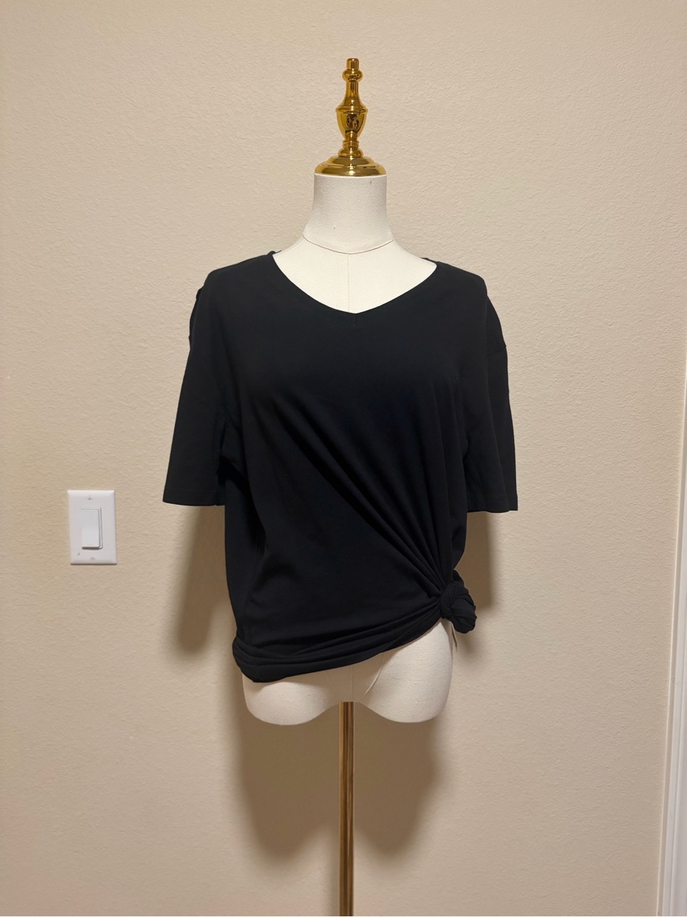 Zara Women's Black Short Sleeve Tee